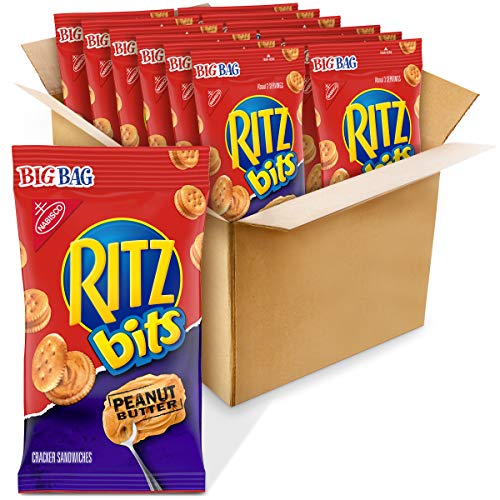 Ritz Bits Peanut Butter Cracker Sandwiches - Big Bag, 3 Ounce P