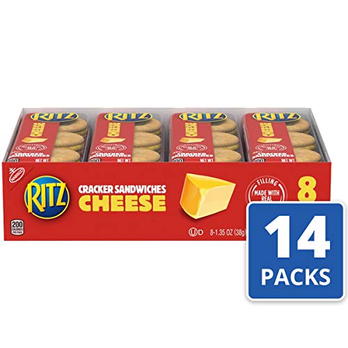 Ritz Cheese Cracker Sandwiches, 8Count Tray, 10.8 Oz Pack Of 14