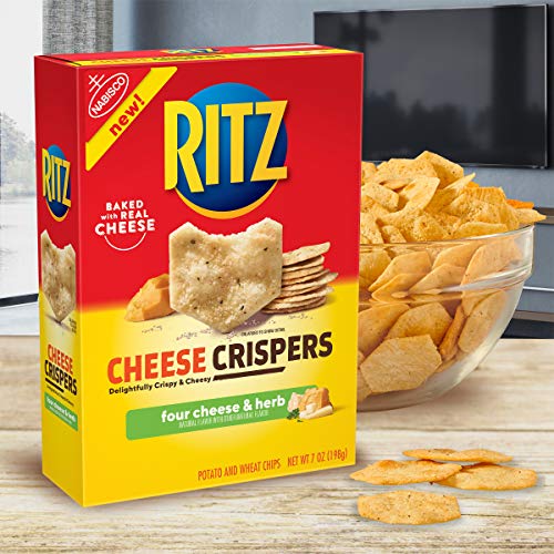 Ritz Cheese Crispers Four Cheese And Herb Chips, 7 Oz
