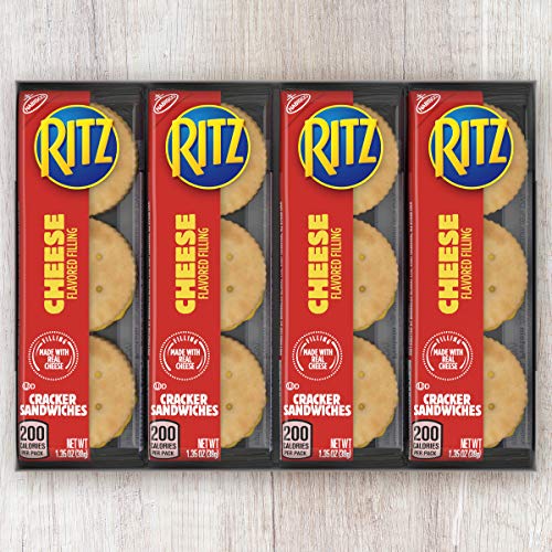 RITZ Cheese Sandwich Crackers, 48 Snack Packs 6 Boxes