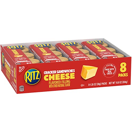 RITZ Cheese Sandwich Crackers, 48 Snack Packs 6 Boxes