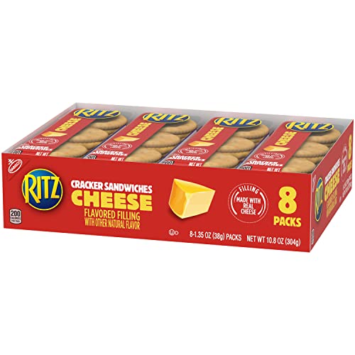 RITZ Cheese Sandwich Crackers, 48 Snack Packs 6 Boxes