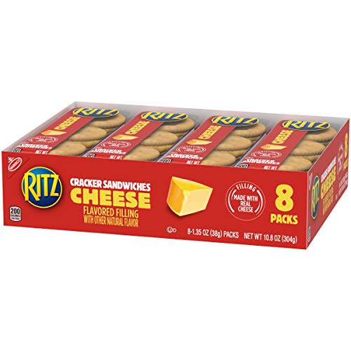 RITZ Cheese Sandwich Crackers, 48 Snack Packs 6 Boxes