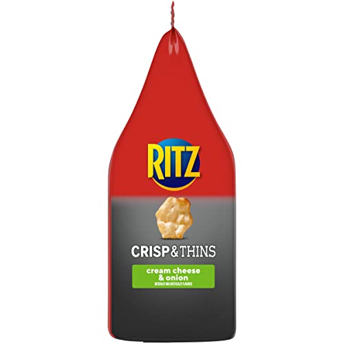 Ritz Crisp And Thins Cream Cheese And Onion Chips, 7.1 Oz