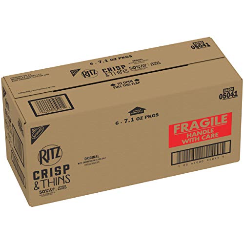 Ritz Crisp And Thins Original With Creamy Onion And Sea Salt, 7.