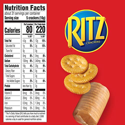 Ritz Fresh Stacks Original Crackers, Family Size, 6 - 17.8 Oz B