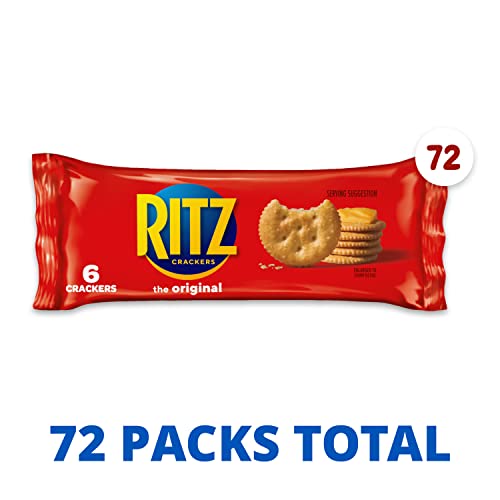 RITZ Original Crackers, 72 Snack Packs 4 Boxes