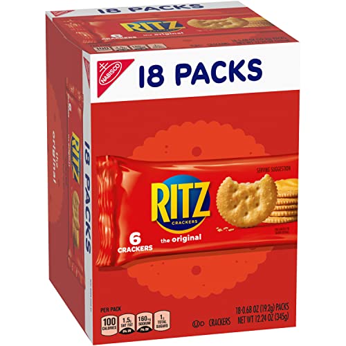 RITZ Original Crackers, 72 Snack Packs 4 Boxes