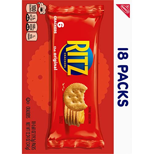 RITZ Original Crackers, 72 Snack Packs 4 Boxes