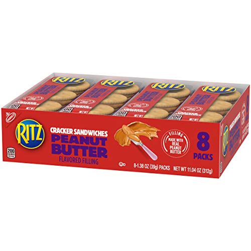 Ritz Peanut Butter Cracker Sandwiches – 112 Individual Snack Packs