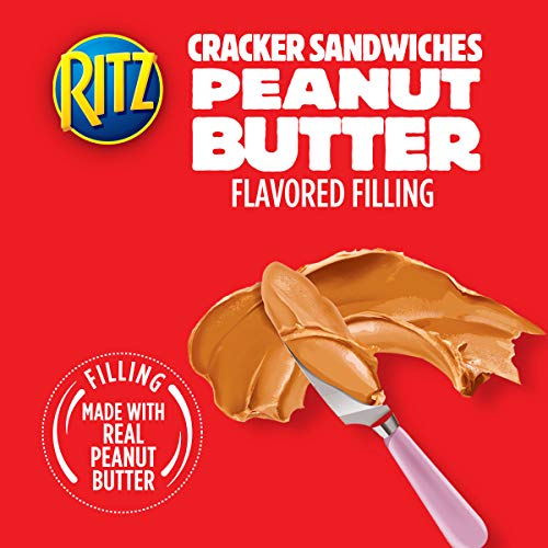 Ritz Peanut Butter Cracker Sandwiches – 112 Individual Snack Packs