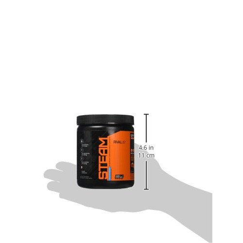 Rivalus Steam Energy Drink, Blue Raspberry, 0.8 Pound, 30 Servings