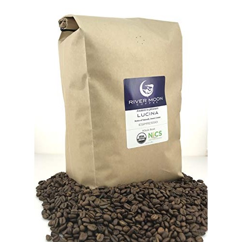 River Moon Organic Espresso Coffee Beans, 5 Lbs., Italian Style
