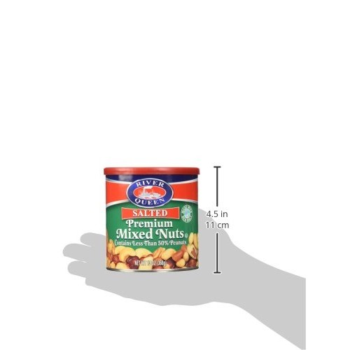 River Queen Premium Salted Mixed Nuts, 13 Ounce.