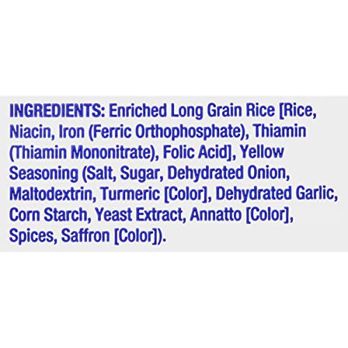 Mahatma Saffron Yellow Seasonings And Long Grain Rice, 10 Oz