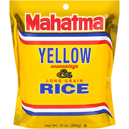 Mahatma Saffron Yellow Seasonings And Long Grain Rice, 10 Oz