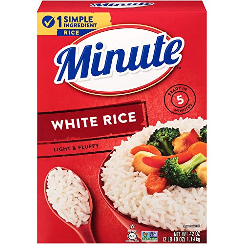 Minute Instant White Rice, Gluten-Free, Non-Gmo, No Preservative