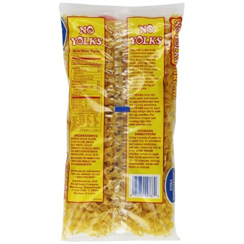 No Yolks Broad Egg Noodles, 8 Oz