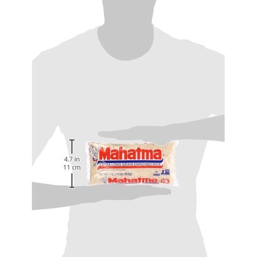 Mahatma Enriched Extra Long Grain White Rice, Gluten Free, Non-G