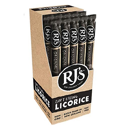 Soft Eating Black Licorice Logs - Rjs Licorice 1.4Oz Logs 25-P