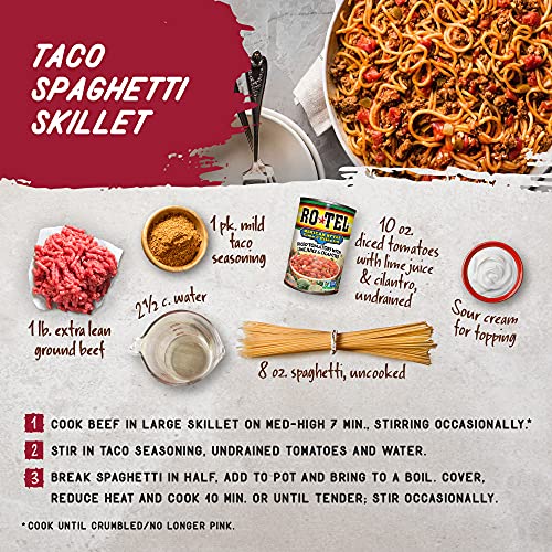 Rotel Mexican Style Diced Tomatoes With Lime Juice And Cilantro,