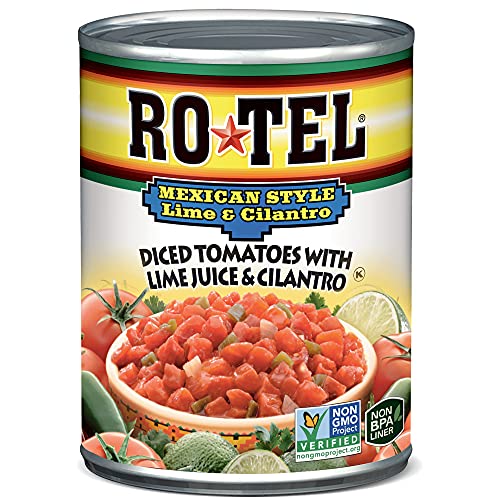 Rotel, Diced Tomatoes With Lime And Cilantro 10 Oz