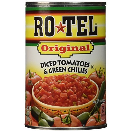 Ro Tel Original Tomato Diced Green Chili, 10 Ounce, Pack Of 4
