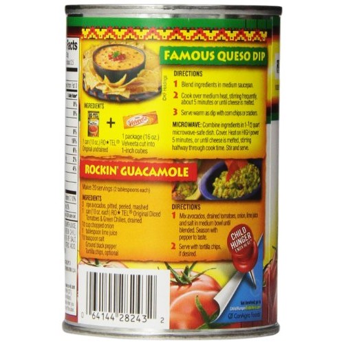 Ro-Tel Diced Tomatoes &Amp; Green Chilies, 10 Oz