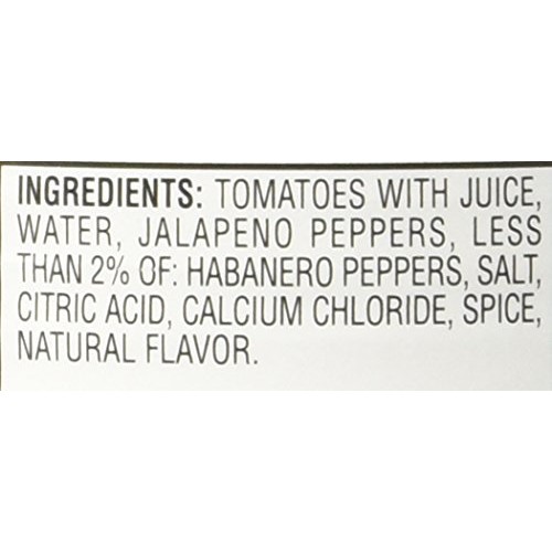 Ro-Tel Hot Diced Tomatoes With Habaneros 10 Oz 3 Pack