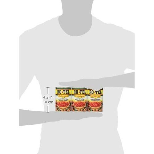 Ro Tel - Original Diced Tomatoes And Green Chilies 10 Oz 6-Pack