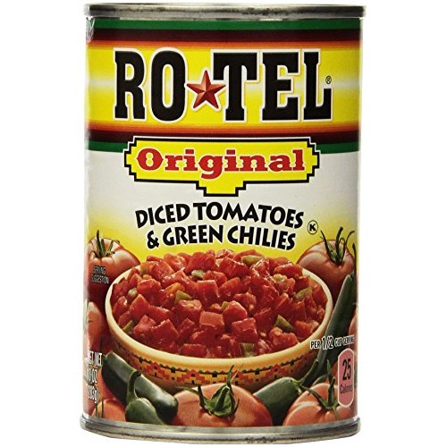 Ro Tel - Original Diced Tomatoes And Green Chilies 10 Oz 6-Pack