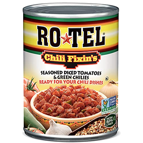 Rotel Chili Fixins Seasoned Diced Tomatoes And Green Chilies, 1