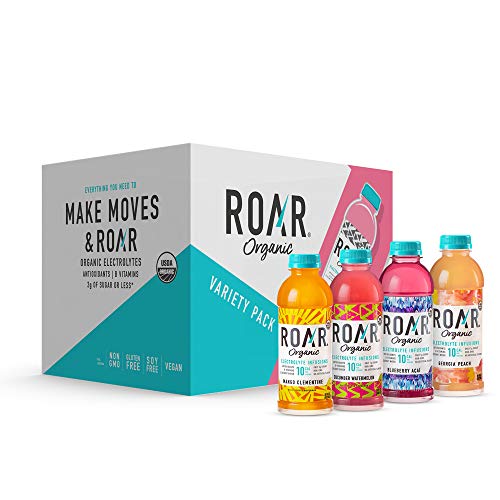 Roar Organic Electrolyte Infusions - Usda Organic - 4-Flavor Var Roar Organic Electrolyte Infusions - Usda Organic - 4-Flavor Var
