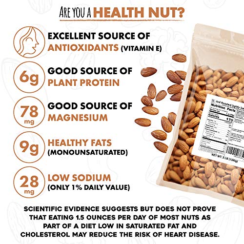Roastery Coast - Just Roasted Almonds | 3 Lb Bulk Daily Nuts | K
