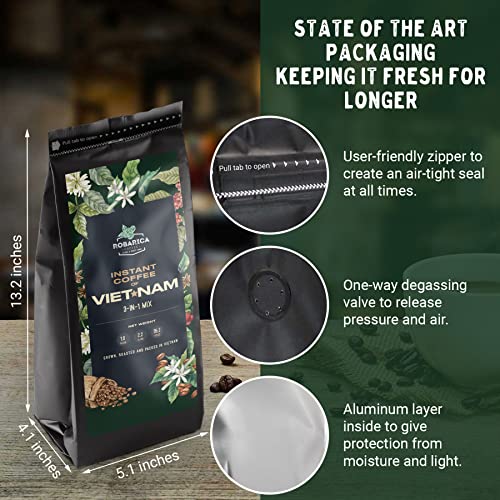 3 in 1 Coffee Instant Iced Coffee Mix - Vietnamese Instant Coffe...