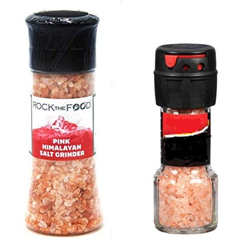 Pink Himalayan Coarse Grain Salt Grinder Perfect For The Pantry