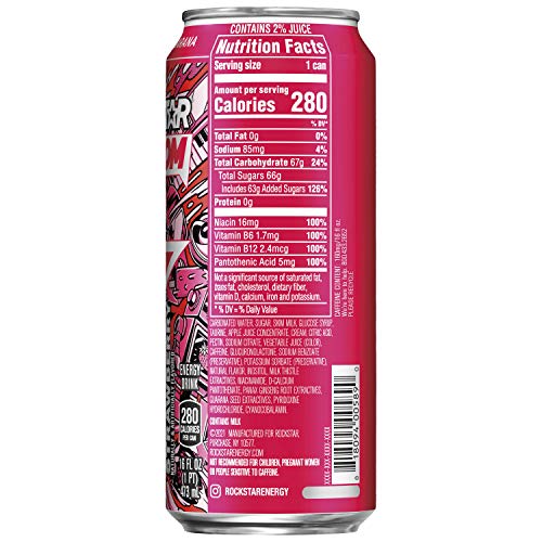 Rockstar, Boom Energy Drink With Caffeine And Taurine 16Oz Cans