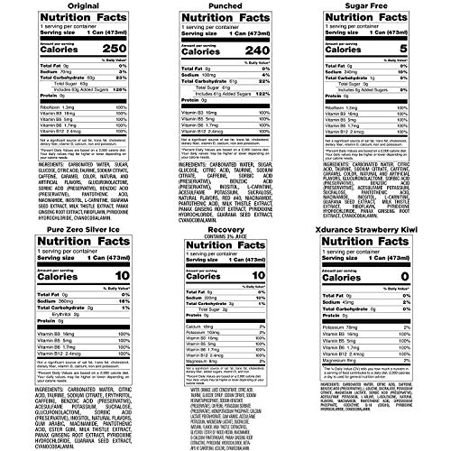 Rockstar Energy Drink, 6 Flavor Sampler Variety Pack, 16Oz Cans