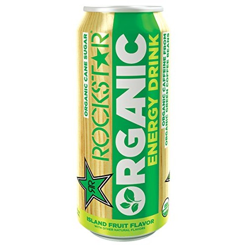 Rockstar Energy Drink, Organic, 15 Fluid Ounce Pack Of 24