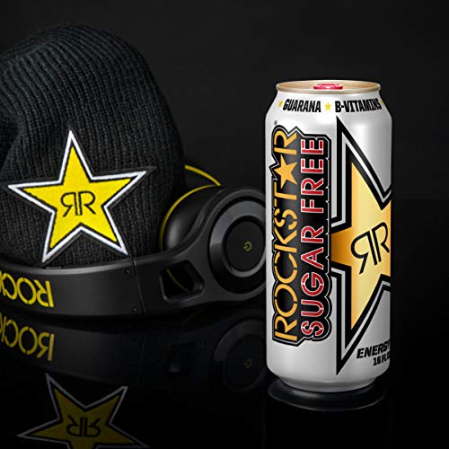 Rockstar Energy Drink, Sugar Free, 16Oz Cans 24 Pack