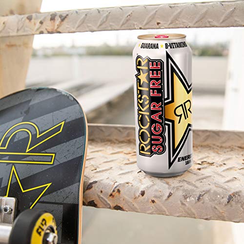 Rockstar Energy Drink, Sugar Free, 16Oz Cans 24 Pack
