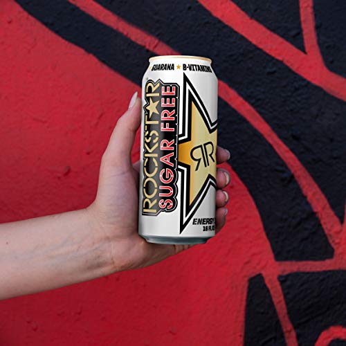 Rockstar Energy Drink, Sugar Free, 16Oz Cans 24 Pack