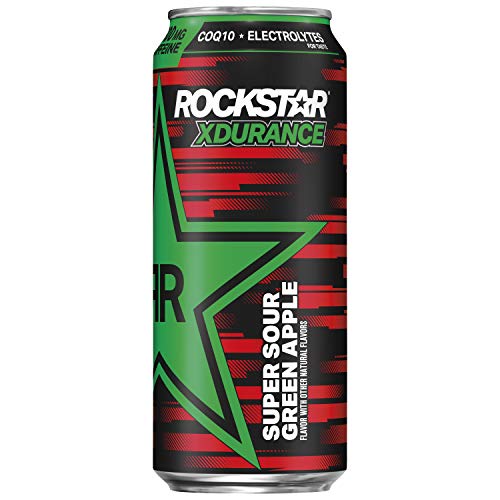 Rockstar Energy Drink Super Green Sugar Coq10 And Electrolytes 1