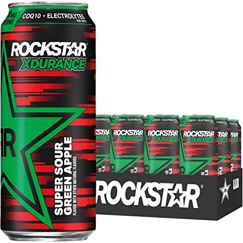 Rockstar Energy Drink Super Green Sugar Coq10 And Electrolytes 1