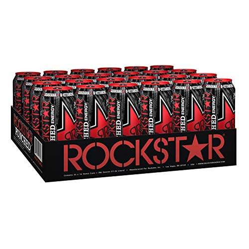 Rockstar Punch Energy Drink, 16 Fl Oz Pack Of 24 Packaging Ma