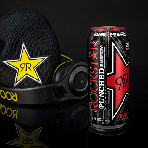Rockstar Punch Energy Drink, 16 Fl Oz Pack Of 24 Packaging Ma