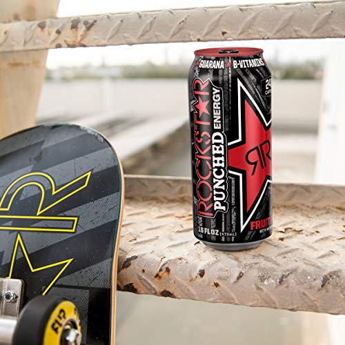 Rockstar Punch Energy Drink, 16 Fl Oz Pack Of 24 Packaging Ma