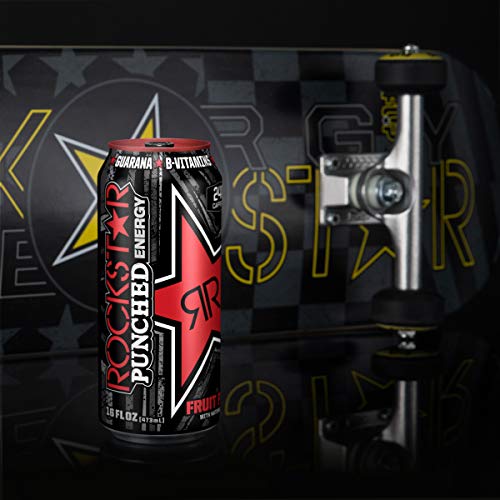 Rockstar Punch Energy Drink, 16 Fl Oz Pack Of 24 Packaging Ma
