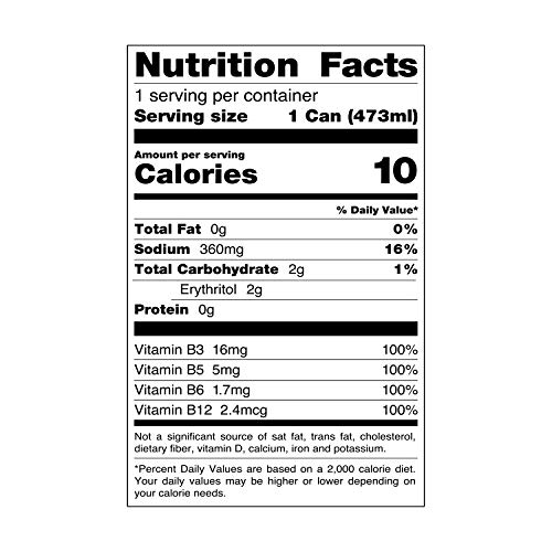 Rockstar Energy Drink Pure Zero Energy Drink, Silver Ice, 16 Flu