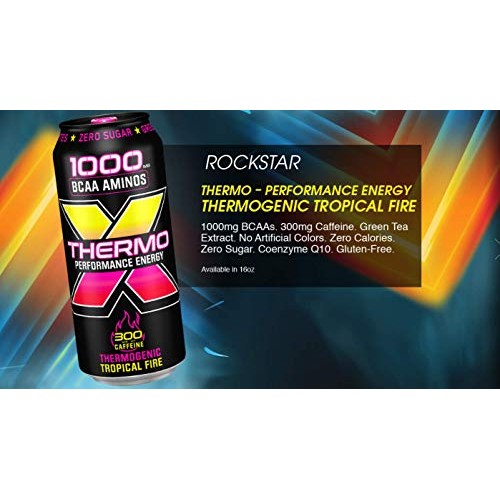 Rockstar Thermo Performance Energy Thermoogenic Energy Drinnks